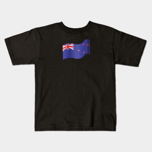 New Zealand Kids T-Shirt by traditionation